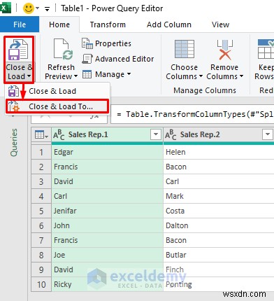 【保存版】Power QueryでExcelの列を分割する5つの簡単な方法