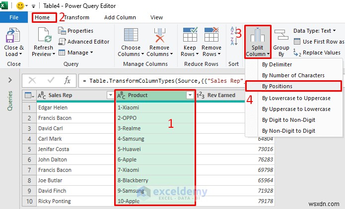 【保存版】Power QueryでExcelの列を分割する5つの簡単な方法