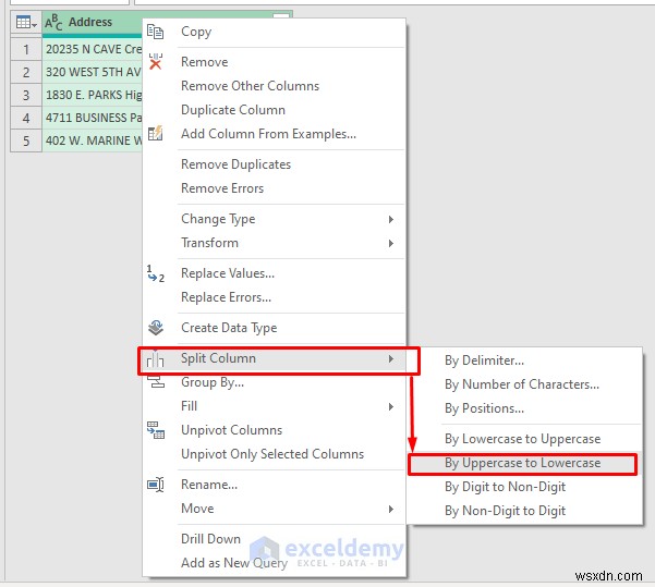 【保存版】Power QueryでExcelの列を分割する5つの簡単な方法