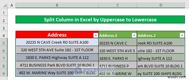 【保存版】Power QueryでExcelの列を分割する5つの簡単な方法