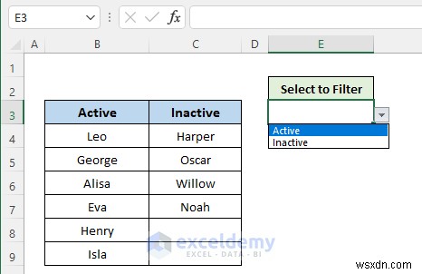 Excelでドロップダウンリストの選択に応じて列を表示・非表示にする方法