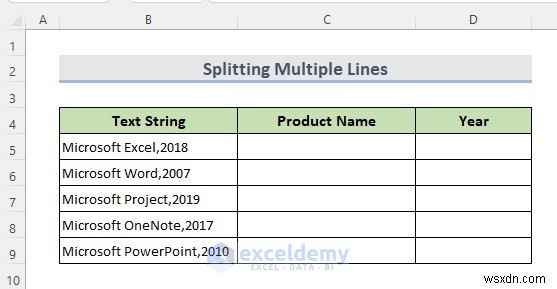 Excelで1つの列を複数の列に簡単に分割する7つの方法を徹底解説
