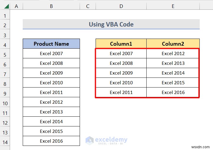 Excelで1つの列を複数の列に簡単に分割する7つの方法を徹底解説