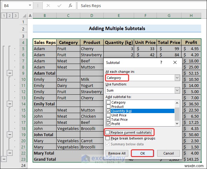 Excelの小計(サブトータル)をマスター:正確なデータ集計に役立つ実証済み7つのテクニック