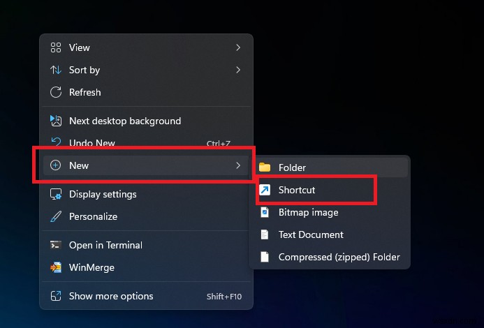Windows 11でデスクトップショートカットを作成する5つの簡単な方法