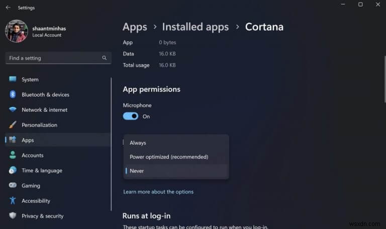 Windows PCのバックグラウンドアプリを無効にしてバッテリー寿命を延ばす方法