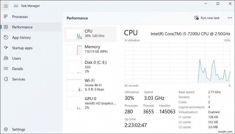 Windows 11でシステム稼働時間(アップタイム)を確認する5つの方法