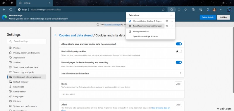 Windows 11/10でMicrosoft Edgeがパスワードを保存・記憶しないときの対処法