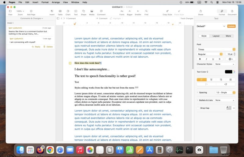 Apple Pages レビュー:使いやすいようで、時に混乱を招くMac純正オフィススイート