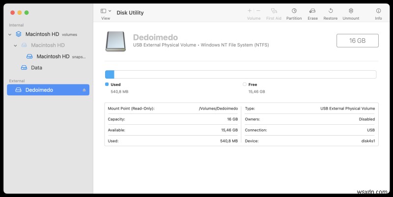 ドライバーをインストールせずにmacOSでNTFSドライブにアクセスする方法