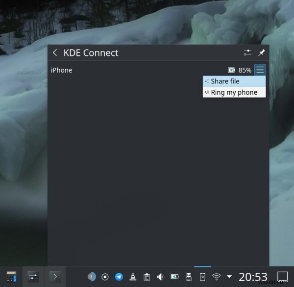 KDE Connectを使ってiPhoneにローカル音楽を簡単に転送する方法