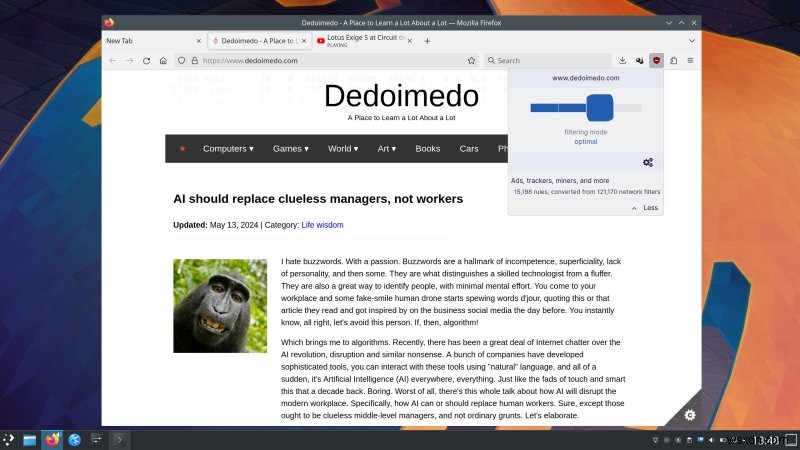 UBlock Origin Lite:最新のウェブに立ち向かう強力な広告ブロッカー