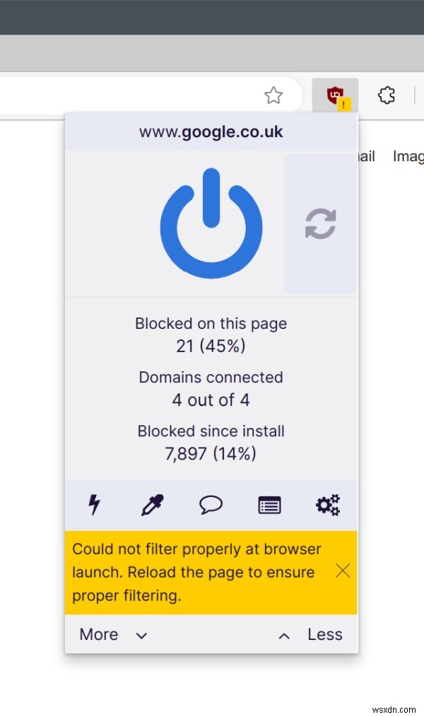 ブラウザ起動時にuBlock Originのフィルターが読み込めない問題を解決する方法