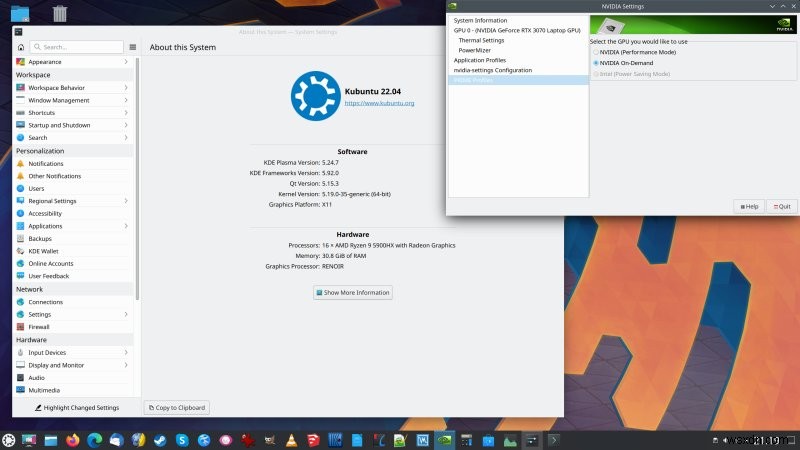 Slimbook TitanにKubuntuをインストールする方法:ハイブリッドグラフィックス環境構築の全記録