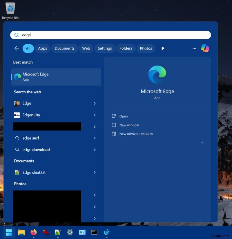 Windows 11のスタートメニューに表示されるWeb検索候補を無効にする方法