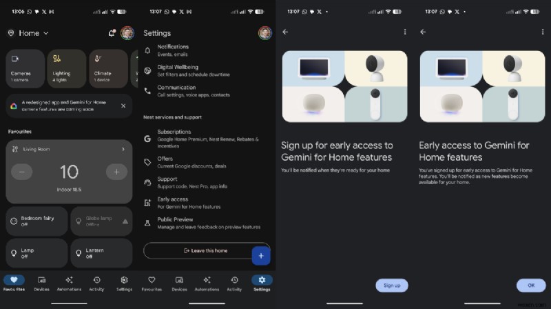 Google NestスピーカーなどでGeminiを使う方法|早期アクセス登録のステップバイステップガイド