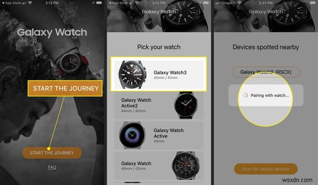 GalaxyWatchをiPhoneに接続する方法 