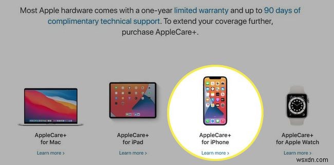 AppleCareをiPhoneに追加する方法 