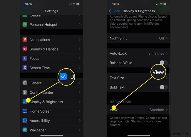 iPhoneまたはiPadのディスプレイを拡大する方法 