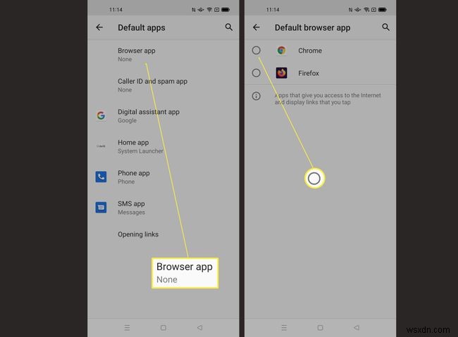 AndroidでChromeをデフォルトのブラウザとして設定する方法 