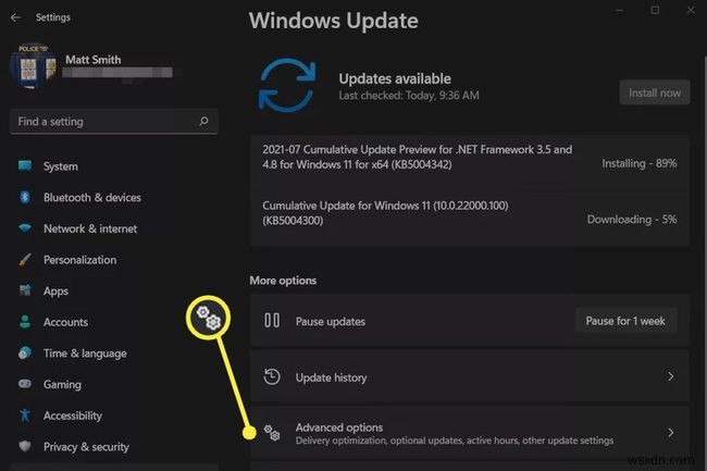 進行中のWindows11の更新を停止する方法 