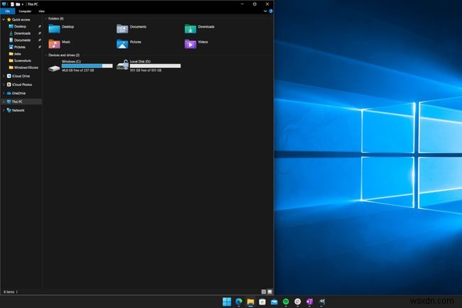 Windows11でスナップレイアウトを使用して画面を分割する方法 