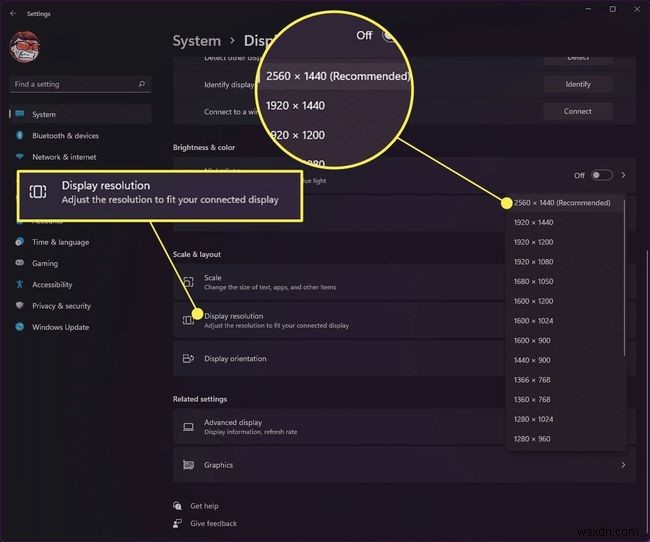 Windows11で画面解像度を調整する方法 