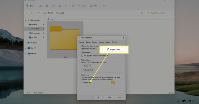 Windows11でフォルダアイコンを変更する方法 