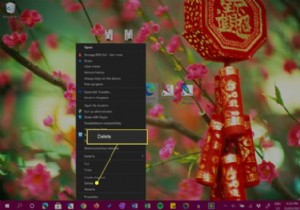 Windowsデスクトップからアイコンを削除する方法 