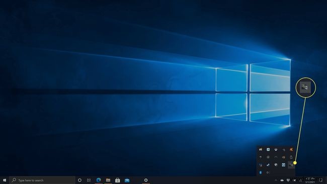 Windows10システムトレイでアイコンを表示または非表示にする方法 