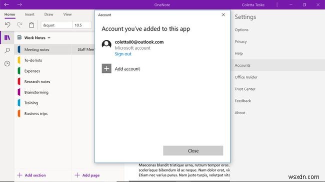 OneNoteが同期していませんか？オンラインに戻す方法 