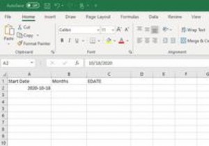 ExcelでEDATE関数を使用する方法 