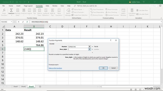 ExcelでROUND関数とSUM関数を組み合わせる方法 