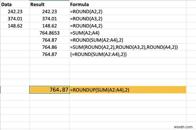 ExcelでROUND関数とSUM関数を組み合わせる方法 