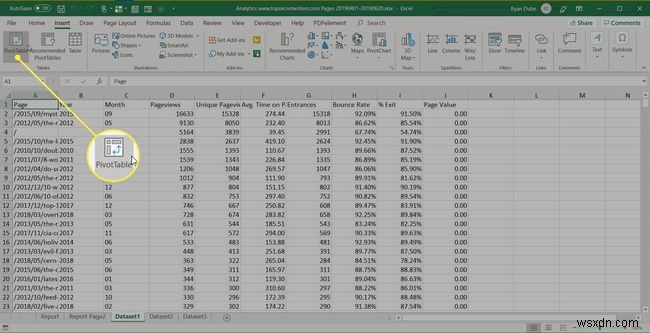 Excelでレポートを作成する方法 