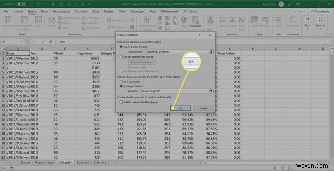 Excelでレポートを作成する方法 