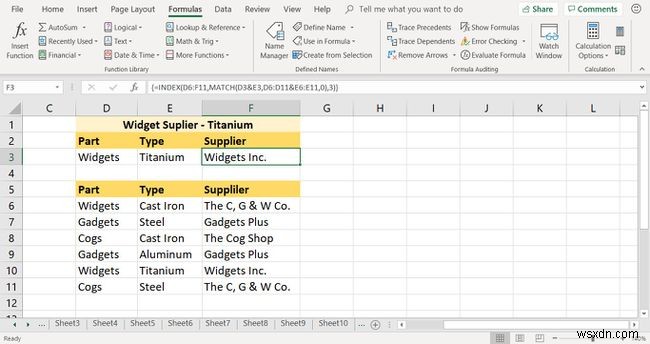 複数の基準を持つExcelルックアップ式を作成する方法 