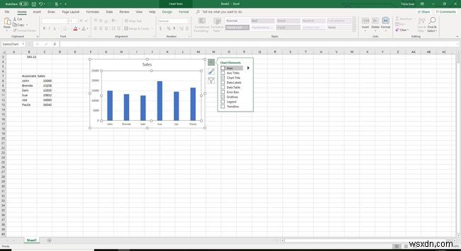 Excelでグラフの軸を表示または非表示にする方法を学ぶ 