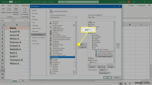 Excelで変更の追跡を使用する方法 