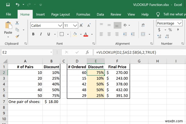 ExcelでVLOOKUP関数を使用する方法 