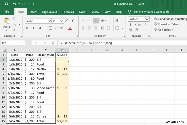 ExcelでIF関数を使用する方法 