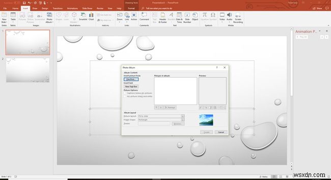 PowerPointでデジタルフォトアルバムを作成する方法 