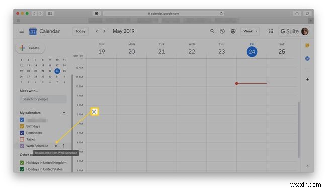 Googleカレンダーを削除する方法 