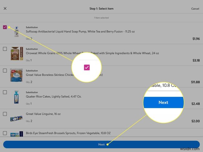 WalmartGroceryアプリの使用方法 