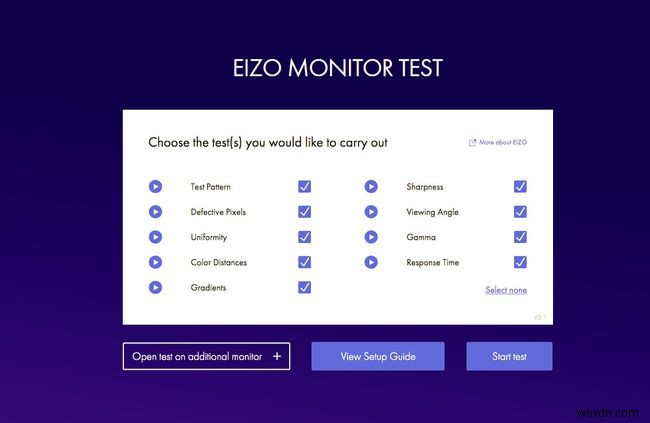 モニター設定をテストおよび調整する方法 