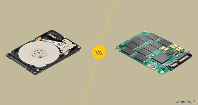 HDDとSSDストレージ 