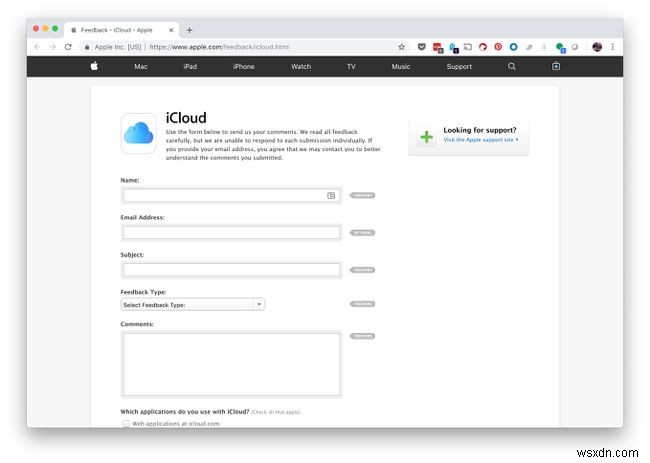 問題がないかiCloudメールのステータスを確認する方法 