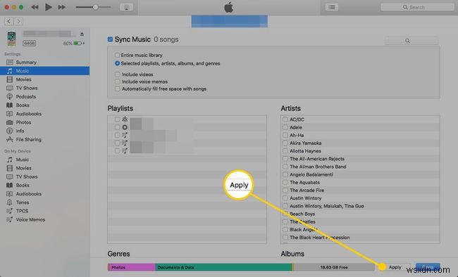 iTunes Sync：特定の曲だけを同期する方法 