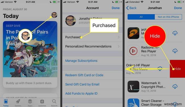 ファミリーシェアリングでiTunesとAppStoreの購入を非表示にする方法 