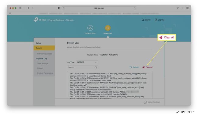 ルーター履歴をクリアする方法 